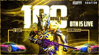 X Suit +100 Royal Pass Giveaway live | UC Giveaway | Road To 10K