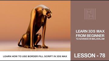 3Ds Max Tutorial Lesson 78 / Learn How To Use Border Fill In 3Ds Max