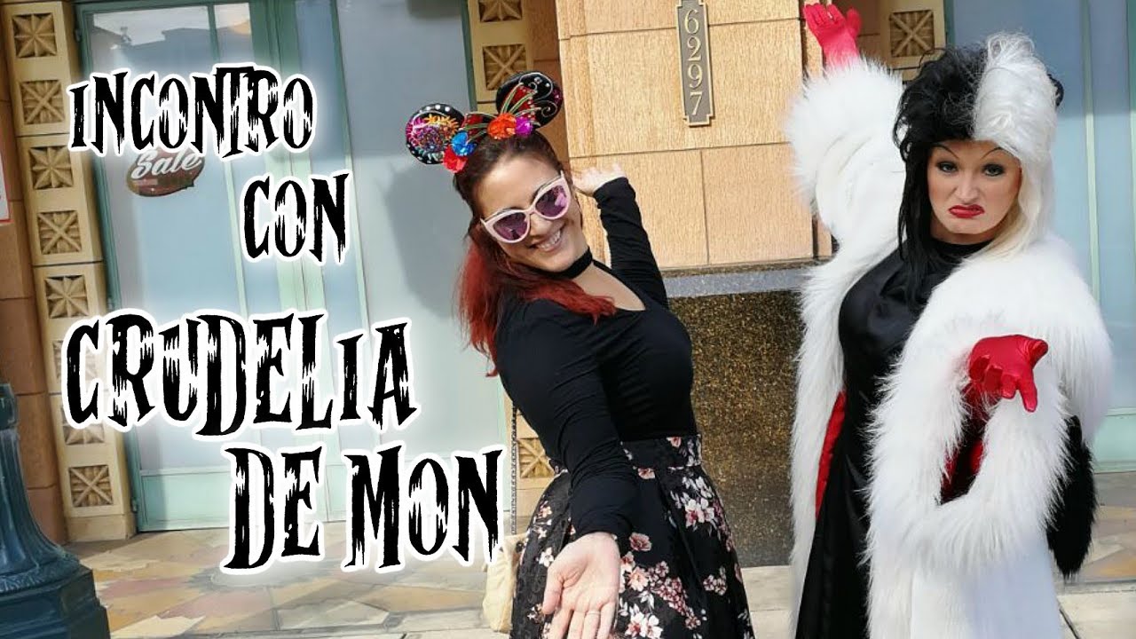 🎃 Meeting Cruella De Vil !!! - Halloween in Disneyland Paris ! 🎃 - YouTube
