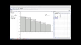 Geogebra approximation d'une intégrale par somme d'aires de rectangles