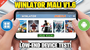 NEW 🔥 WINLATOR MALI ANDROID V1.6 GAMEPLAY TEST ON *LOW-END* DEVICE | (WINDOWS MALI EMULATOR) ANDROID