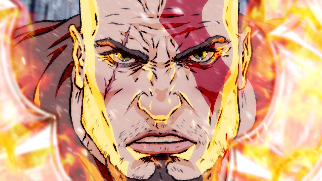 GOD OF WAR - PART 4 Kratos VS Faye (Animation)