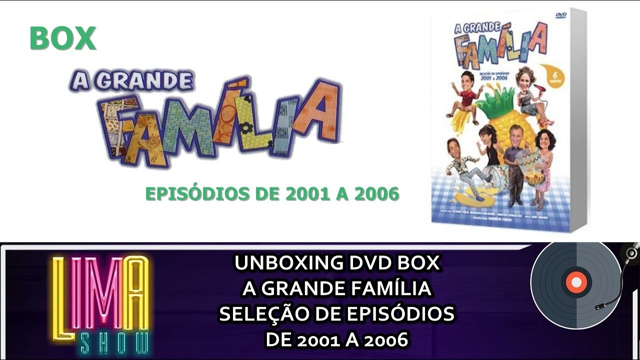 UNBOXING: BOX DVD A Grande Família Seleção De Episódios de 2001 a