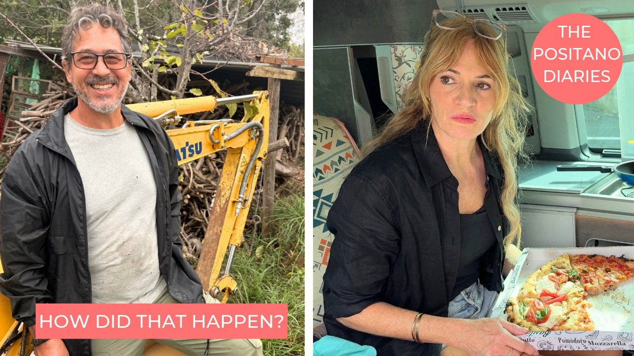WE LEFT POSITANO - THEN THE STORM HIT TUSCANY