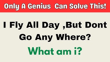 CAN YOU SOLVE THESE  10 TRICKY  RIDDLES |Brain quiz