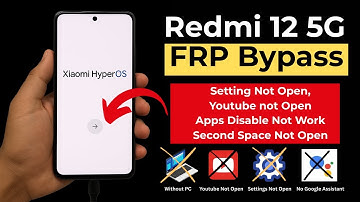 Xiaomi Redmi 12 5G FRP Bypass - HyperOS Android 14 Google Account FRP Remove Without PC 2025 | A2GSM