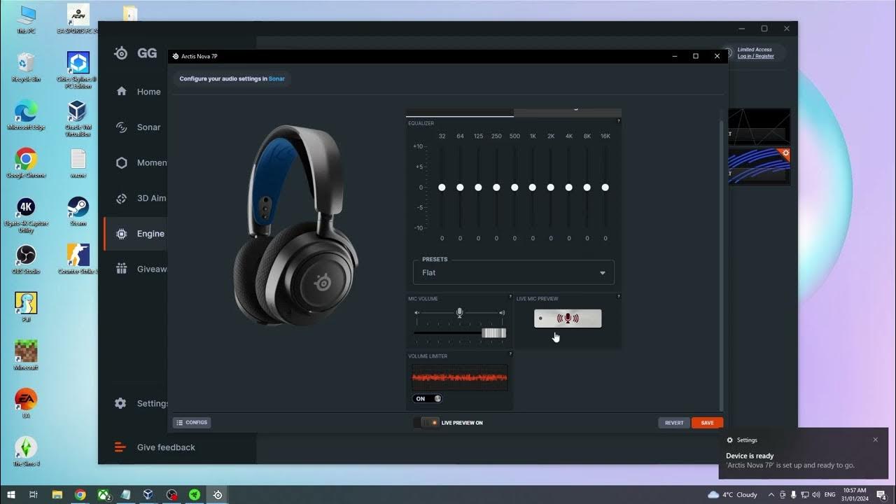 How To Enable & Disable Volume Limiter In Steelseries Arctis Nova 7p