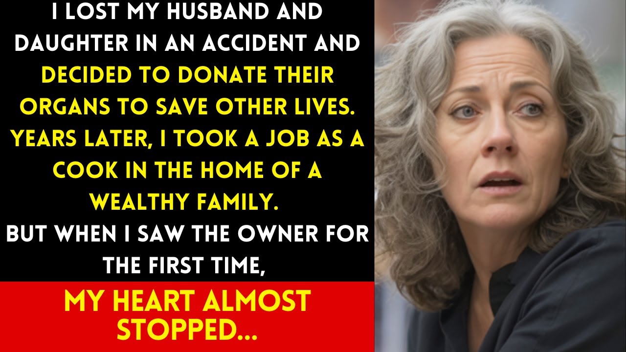 I DONATED MY HUSBAND'S HEART AFTER HE DIED, AND YEARS LATER, WHILE WORKING AS A COOK, I SAW...