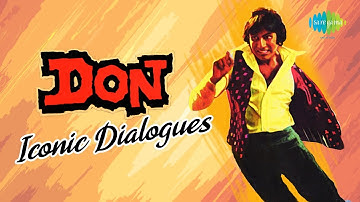 Don | Famous Dialogues & Song | Amitabh Bachchan | Zeenat Aman