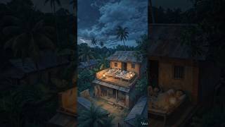 When the Storm Came, They Ran Home | Ghibli Animation #cozy #animation #nostalgic