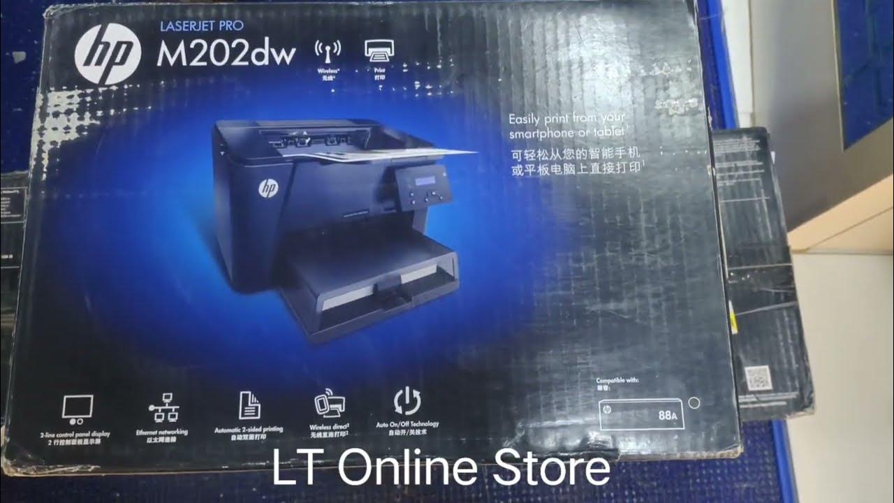 HP Laserjet Pro M202dw Printer YouTube