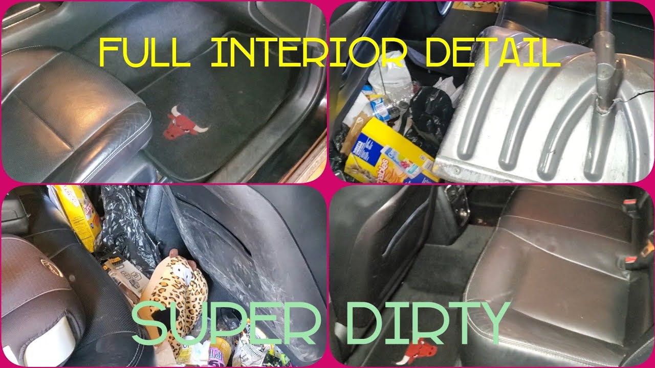 full interior car detail {junky dirty} Inside detailing YouTube