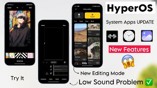 Xiaomi HyperOS New System And Update - Install Now ✅ | Low Sound Problem &  New Editing Mode Enable