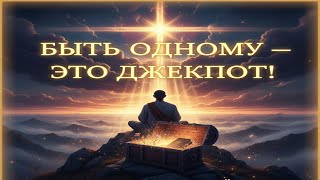 картинка: Одиночество = рост. 🚀 Превращаем минус в огромный плюс.