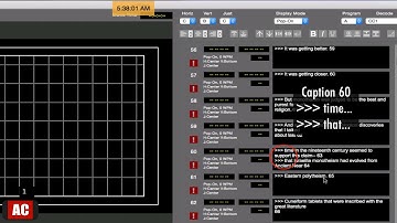 Create Closed Caption Using Auto Time Stamp on Mac-MacCaption
