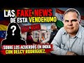 Las fake news de esta vendehumo sobre los acuerdos en India con Delcy Rodríguez #epamillave
