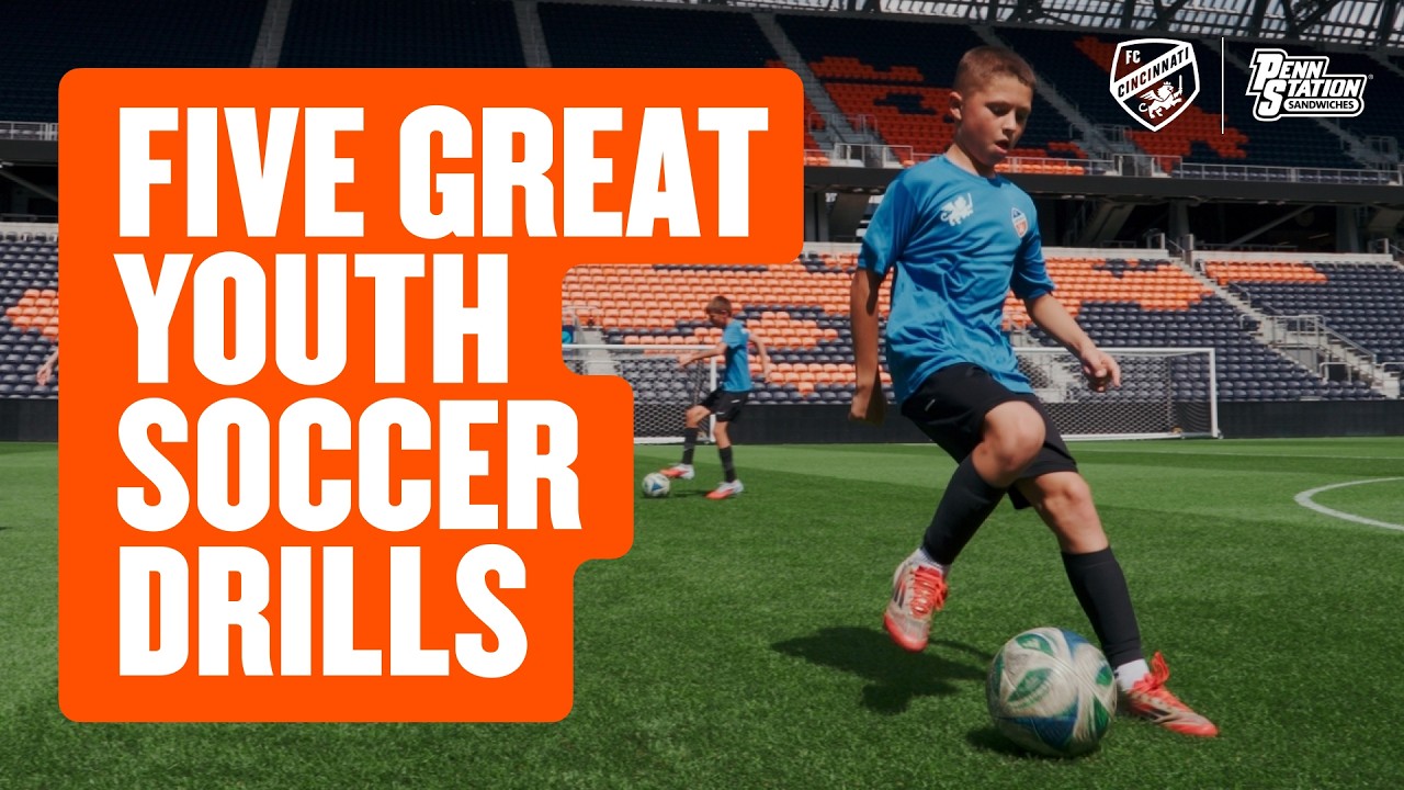 5 Youth Soccer Drills for Practice | Passing, Dribbling & Games