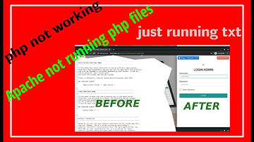solved apache not execute php