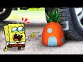 No God, Please Noo Crushing SpongeBob's Pineapple House 🚓 Crushing Crunchy & Soft Things by Car
