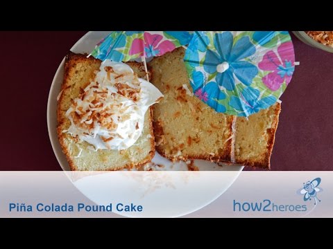 Pina Colada Pound Cake