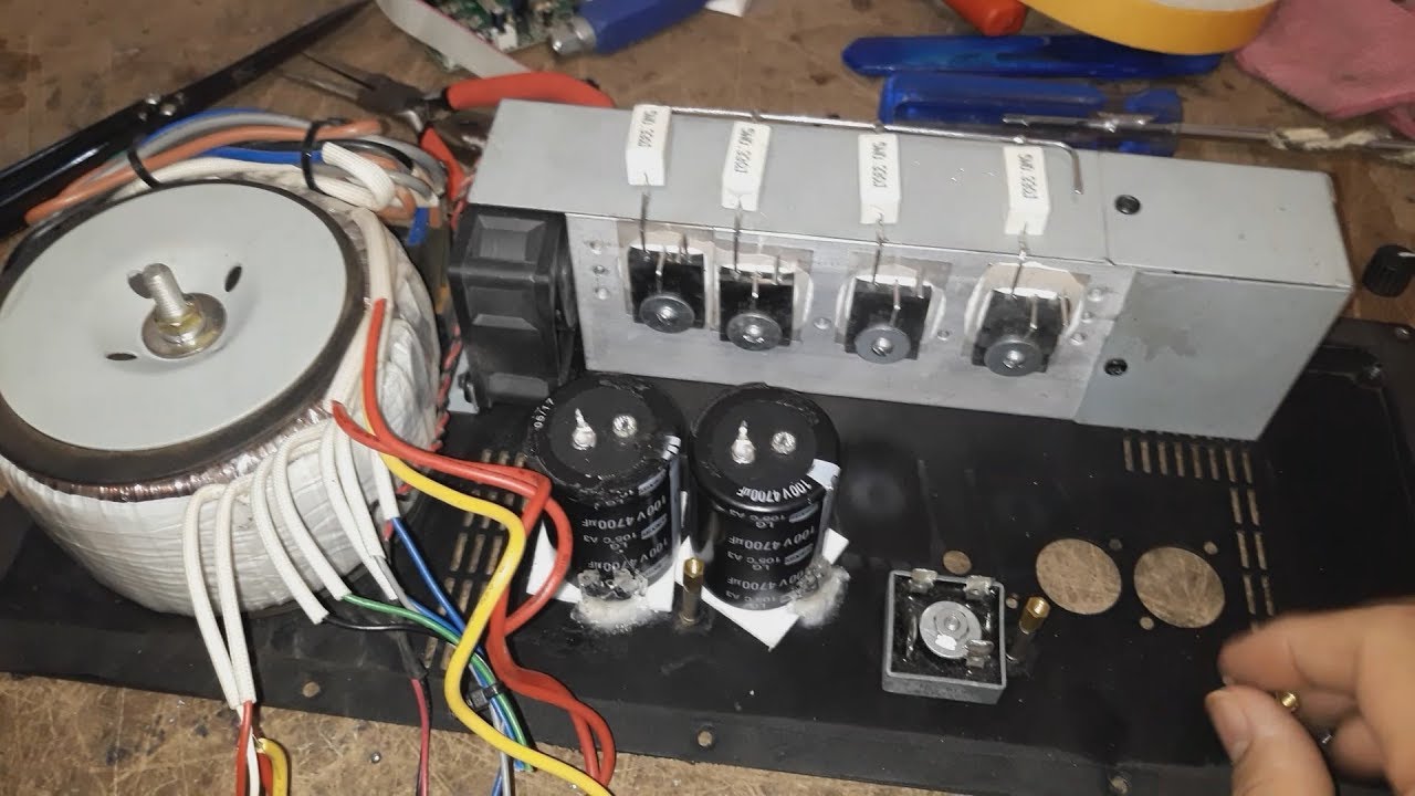Reconstruyendo Amplificador De Bocina Activa quedo Super Potente ALV