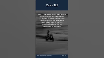 Unlock the power of AI!  Learn how to combine Large Language Models (LLMs) and Knowledge G #Shorts