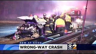 1 Dead, 1 Injured In Southern State Parkway Wrong-Way Crash