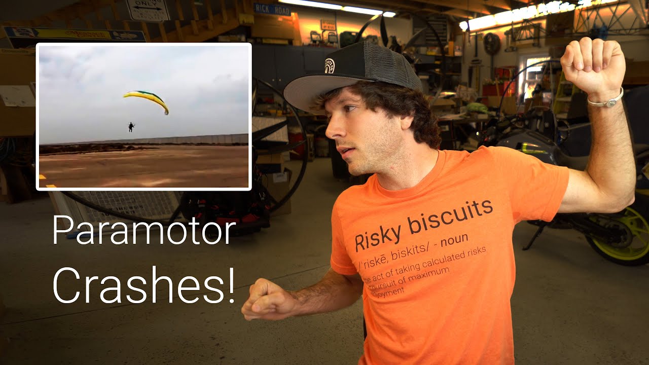 Paramotor pilot SURVIVES worst possible situation! - Reacting to crash videos pt. 2