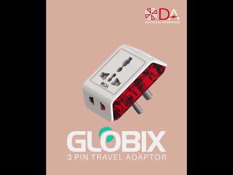 🔌Globix Multiplug Adapter ⚡ Fast Charging, Multi Device Support & Shockproof Design!🔥