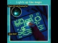 Magic LED Light Drawing Pad, Glow LED Light Drawing Board. Educational Toy for Boys & Girls.