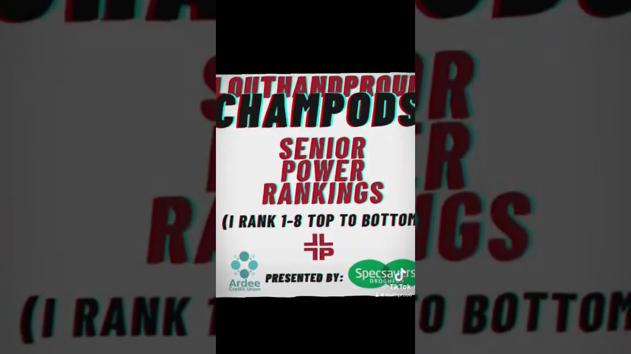 My Senior Power Rankings ! 📈📊📉⬆️⬇️ 