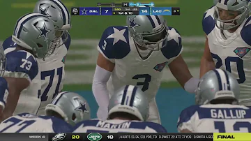 Madden NFL 24 - MY CAREER - SEASON 1 GAME #6 COWBOYS @ CHARGERS