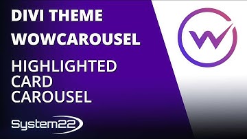 Divi Theme WowCarousel Plugin Highlighted Card Carousel 👍