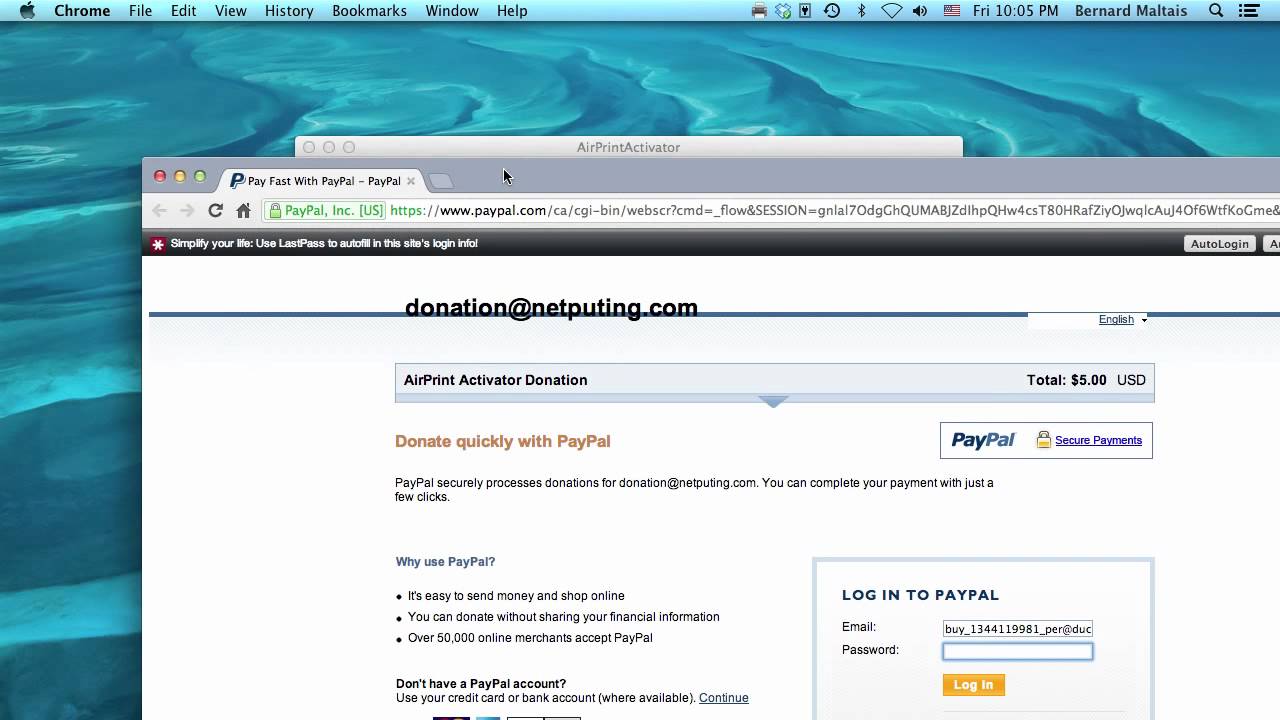 netputing airprint activator