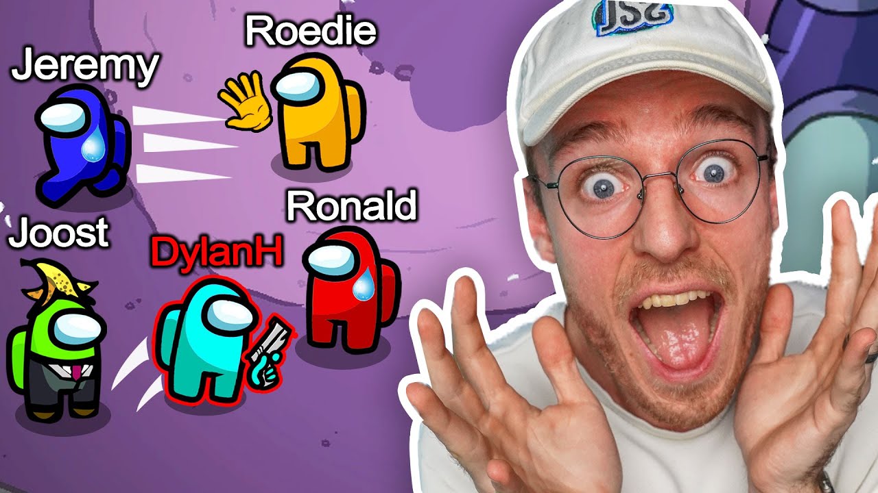 AMONG US MET DE BESTE GROEP EVER (DYLAN HAEGENS, JEREMY, LINK, ZWERVER RUUD, ROEDIE, RONALD & MEER!)