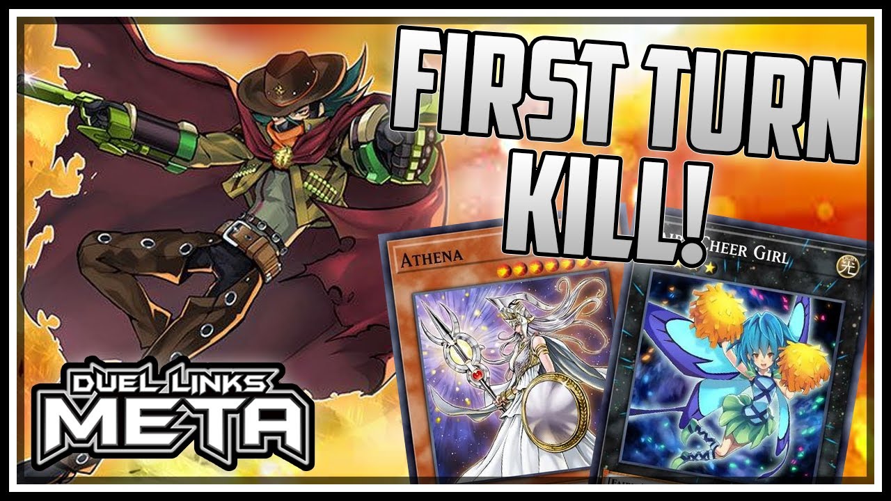 FIRST TURN KILL COMBO! Gagaga Cowboy For Game! Athena FTK! [Yu-Gi-Oh! Duel  Links]