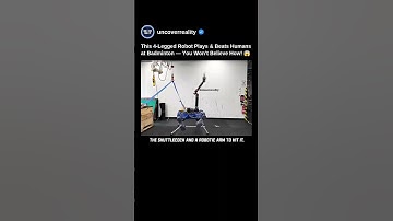 This 4-Leg Robot Plays & Beat Humans In Badminton. You Won