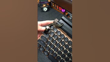 Unboxing a Retro Typewriter Keyboard #keyboard #mechanicalkeyboard #desksetup #customkeyboard