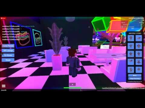 Roblox Neon Nightclub Admin Tricks Youtube - roblox night club