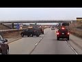 Woman Tailgating Car Too Closely Loses Control and Veers Off Highway