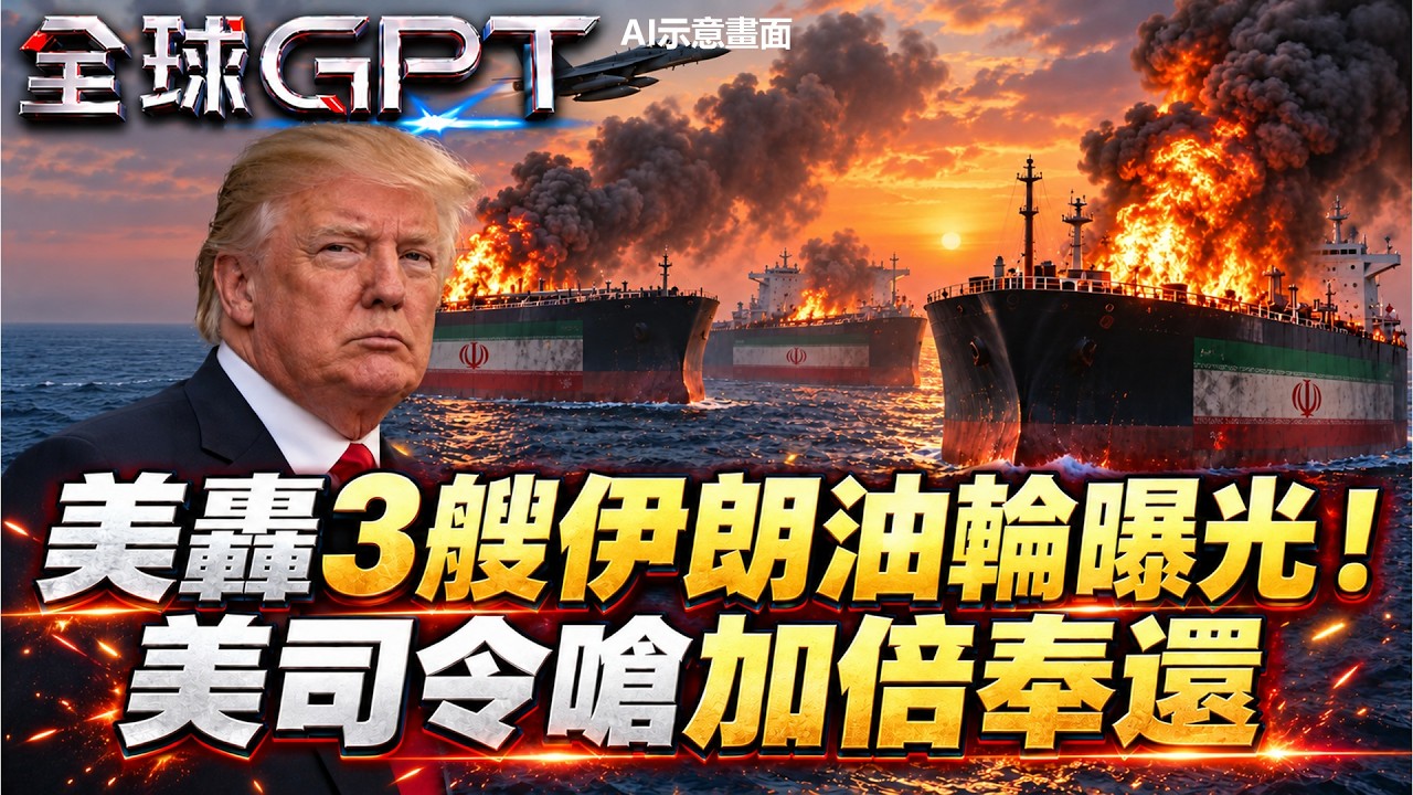 美轟3艘伊朗油輪曝光!美司令嗆加倍奉還《全球GPT》鄧崴 20260906 縮圖