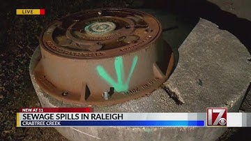 Flooding causes 7+ million gallons of wastewater to overflow into Raleigh creeks