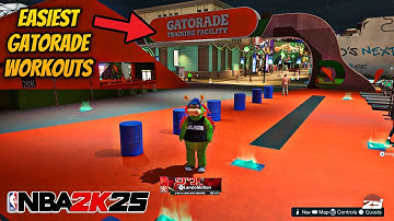 BEST GATORADE WORKOUT TUTORIAL NBA 2K25! EASIEST GATORADE WORKOUTS!