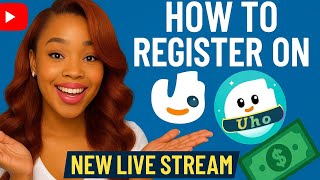 New Liv stream app uho  live how to register successful #review 