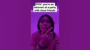 POV: introvert at a party #shorts #introvert