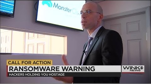 MonsterCloud’s CEO Zohar Pinhasi interviewed by “CBS”:  Ransomware virus effects small business