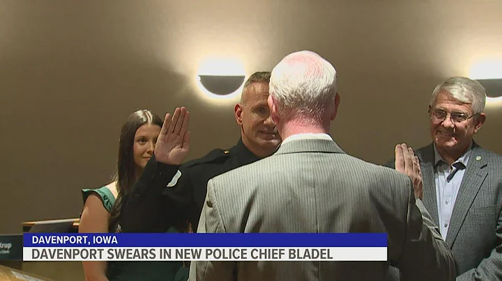 Police Chief Jeffery Bladel officially sworn in by Davenport City Council - DayDayNews