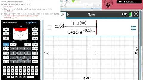 PEQ-2 - A word problem with first and second derivative on Nspire