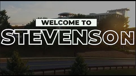 Welcome To StevensonUniversity-Campus Tour