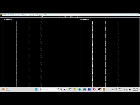BGI graphics demo Turbo C Turbo Pascal - YouTube
